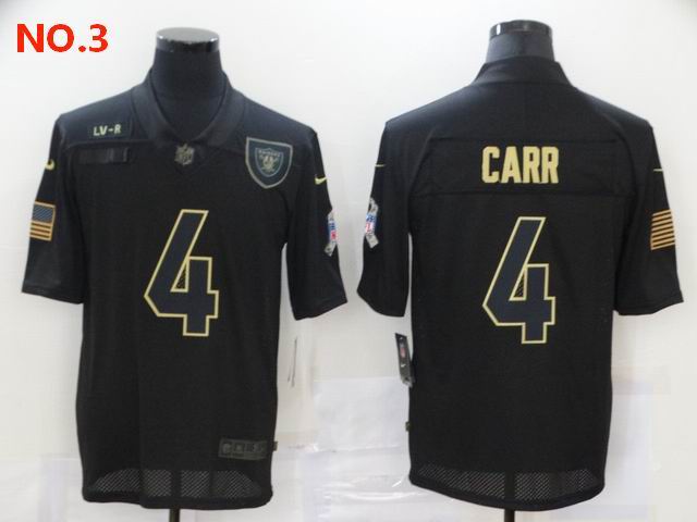 Men's Las Vegas Raiders 4 Derek Carr Jesey NO.3;